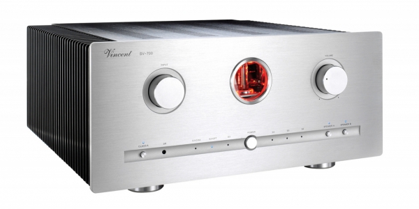 Vincent SV-700 Class-A Hybrid Stereo Vollverstärker Silber