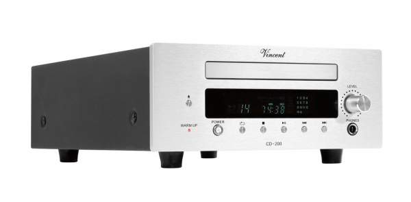 Vincent CD-200 Hybrid CD-Player Silber