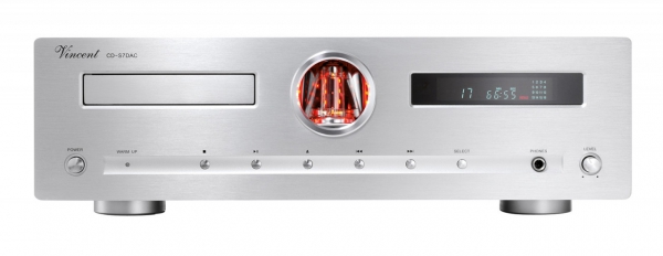 Vincent CD-S7 DAC Hybrid CD-Player Silber