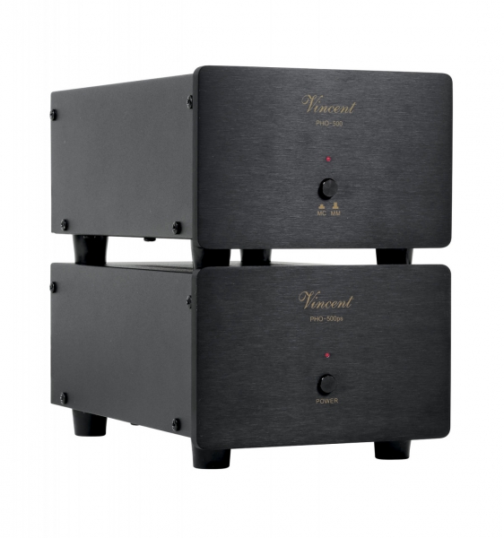 Vincent PHO-500 Phono Vorverstärker Schwarz